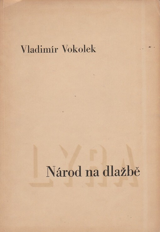 Národ na dlažbě :[Básně]