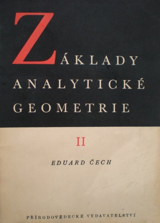 Základy analytické geometrie.2. [díl]