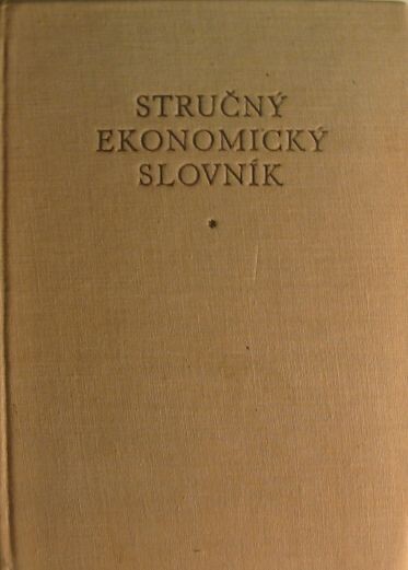 Stručný ekonomický slovník