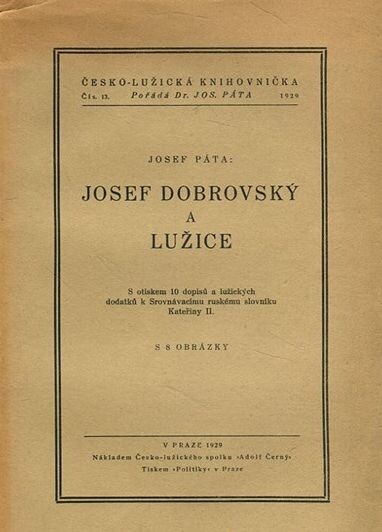 Josef Dobrovský a Lužice