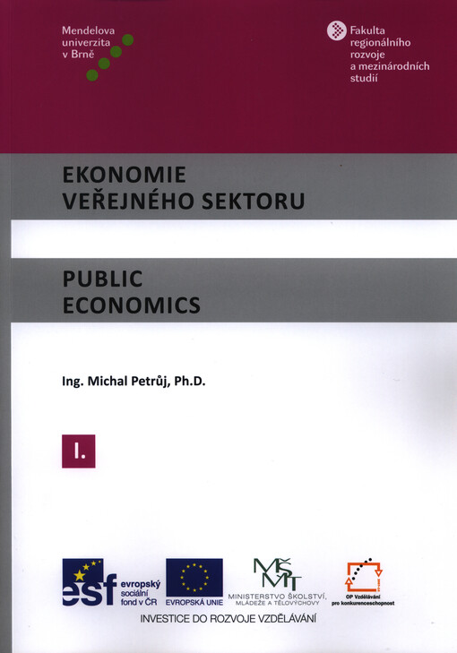 Ekonomie veřejného sektoru =Public economics