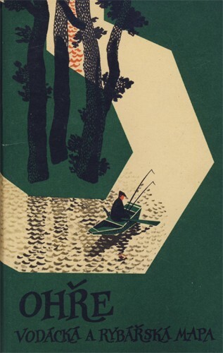 Ohře : Vodácká a rybářská mapa.