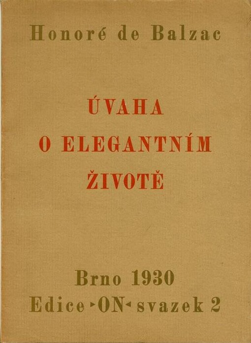 Úvaha o elegantním životě