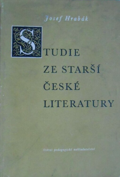 Studie ze starší české literatury