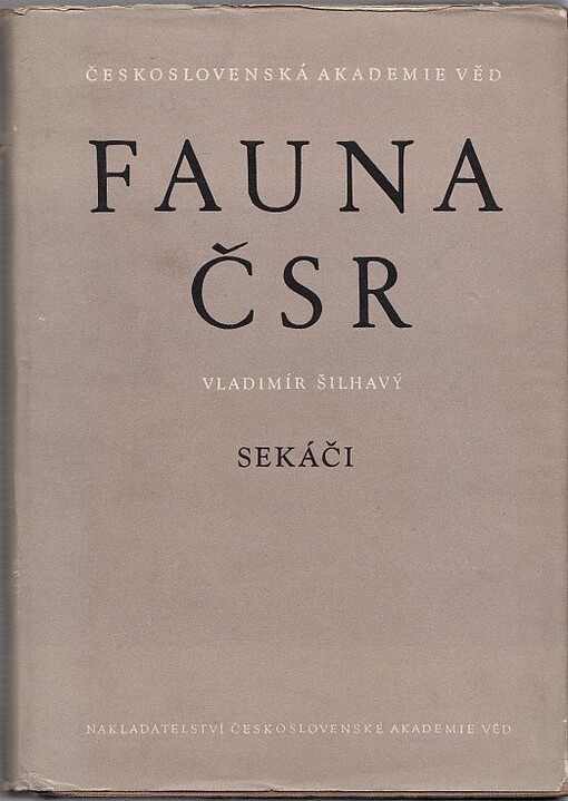 Fauna ČSR.Sv. 7,Sekáči - Opilionidea