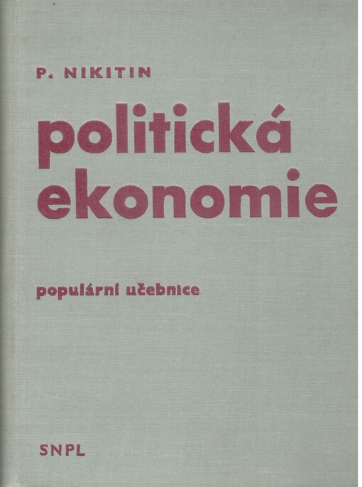 Politická ekonomie :populární učebnice