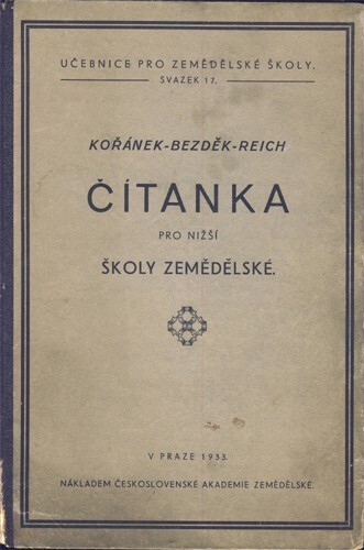 Čitanka pro nižší školy zemědělské