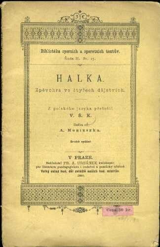 Halka :zpěvohra ve čtyřech dějstvích