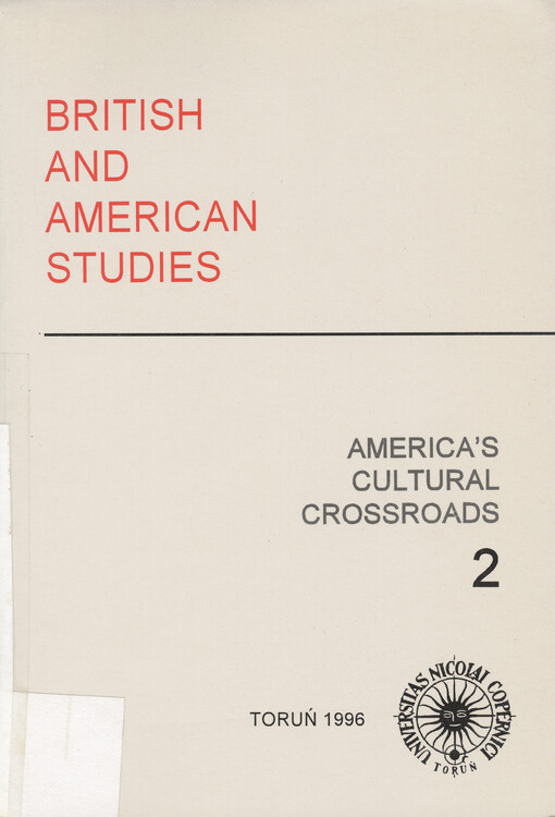 American studies : America's cultural crossroads   