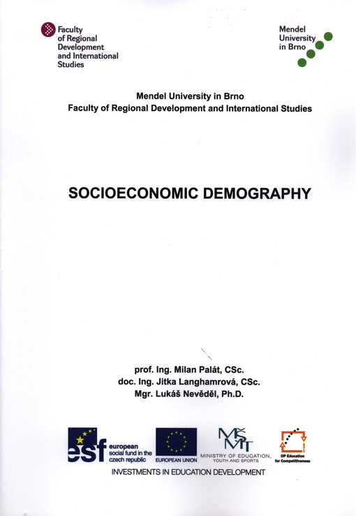 Socioeconomic demography