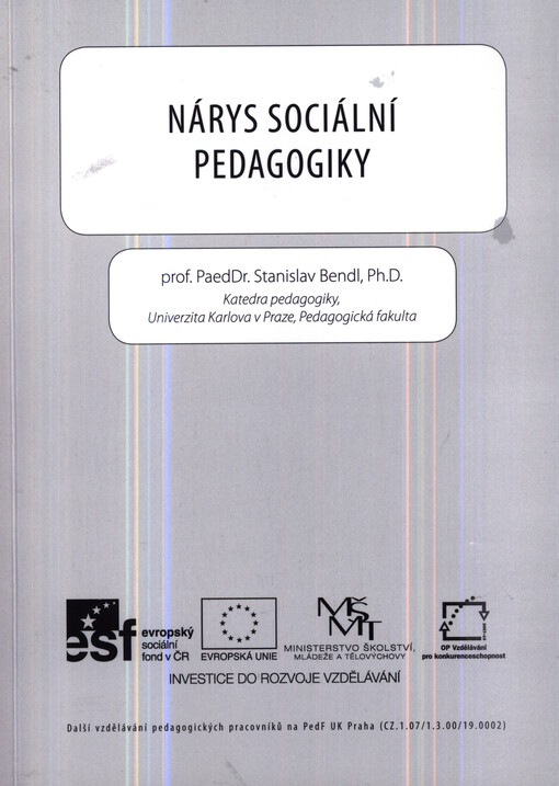 Nárys sociální pedagogiky