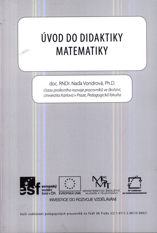 Úvod do didaktiky matematiky