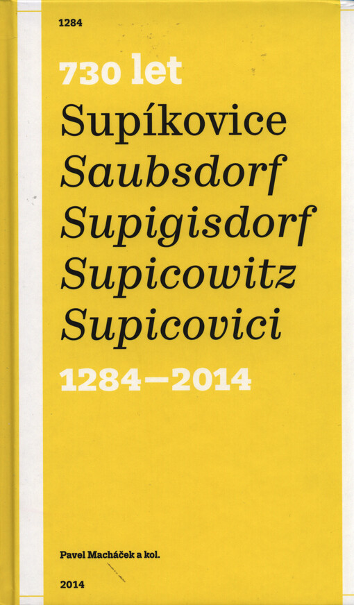 730 let obce Supíkovice
