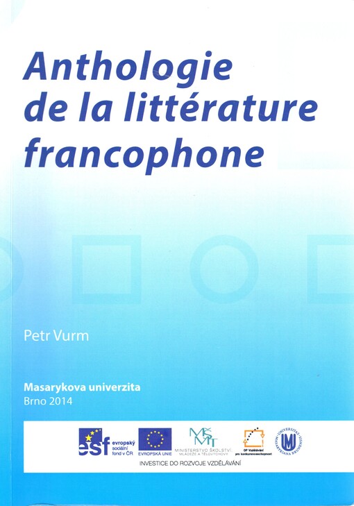 Anthologie de la littérature francophone