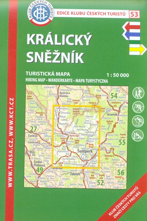 Králický Sněžníkturistická mapa 1:50 000, 5. vyd.