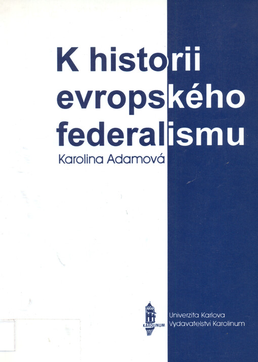 K historii evropského federalismu