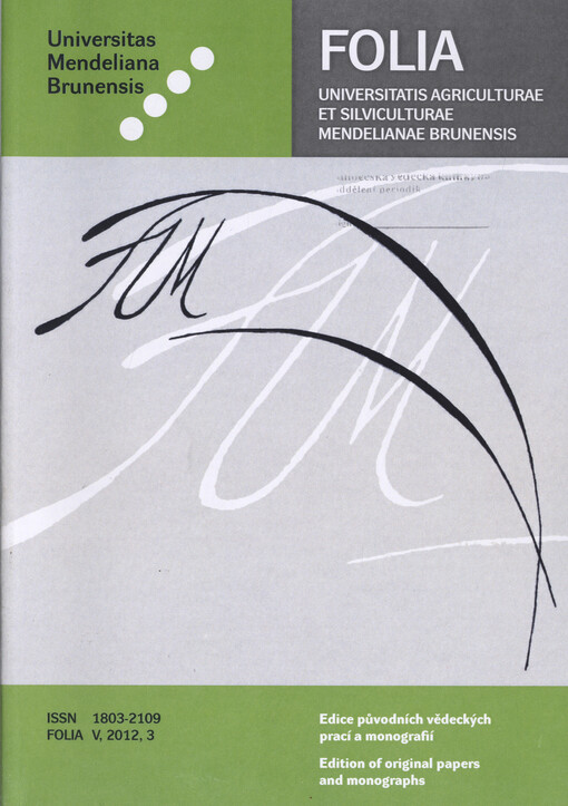 Nedegradační metody studia kvality přírodních humusových látek =Non-degradation methods of studying natural humic substances quality : původní vědecká práce