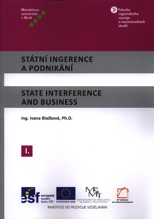 Státní ingerence a podnikání =State interference and business