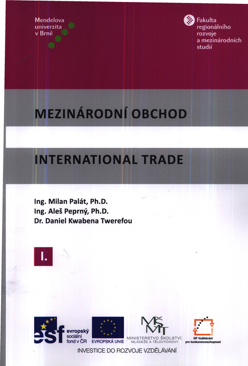 Mezinárodní obchod =International trade