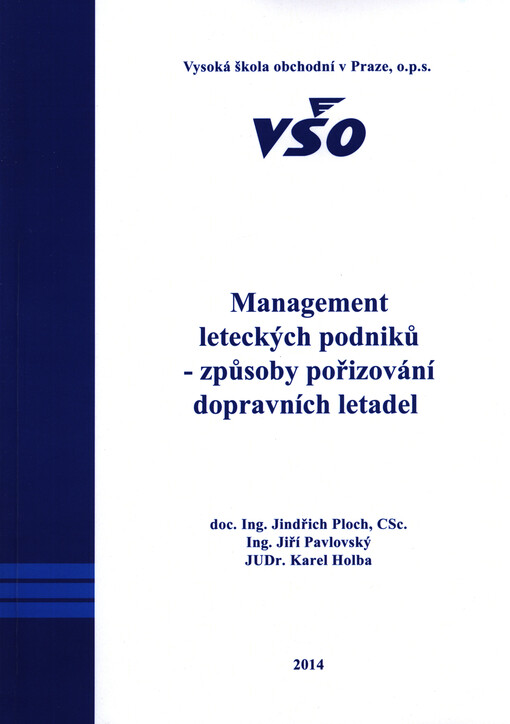 Management leteckých podniků - způsoby pořizování dopravních letadel