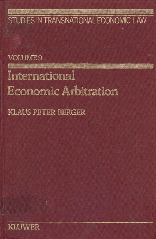 International economic arbitration