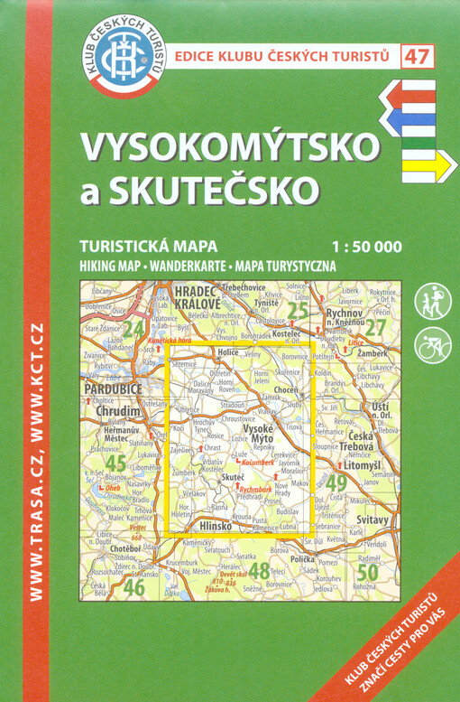 Vysokomýtsko a Skutečskoturistická mapa