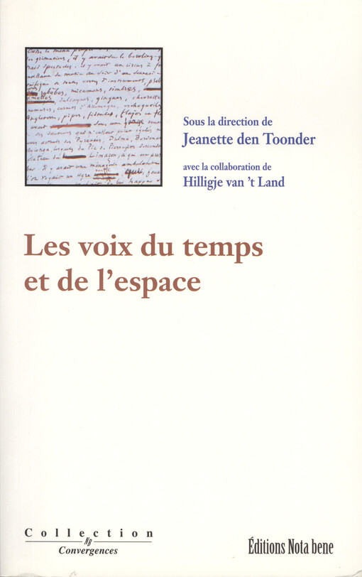 Les voix du temps et de l'espace    