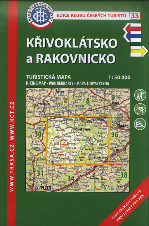 KČT 33 Křivoklátsko a Rakovnicko 1:50 000