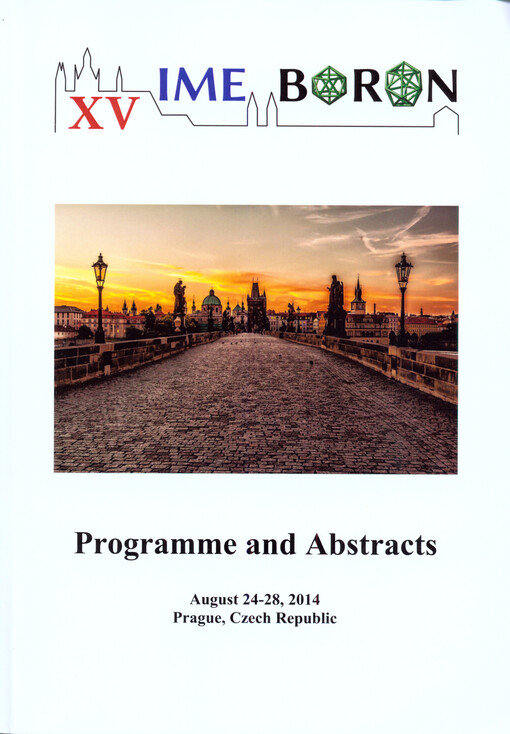 IMEBORON XV :programme and abstracts : August 24-28, 2014 Prague, Czech Republic