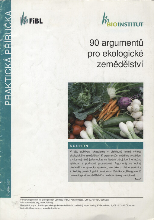 90 argumentů pro ekologické zemědělství