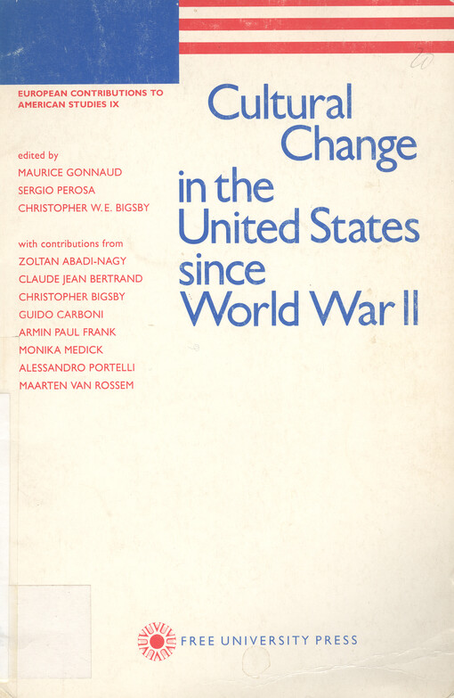 Cultural change in the United States since World War II    