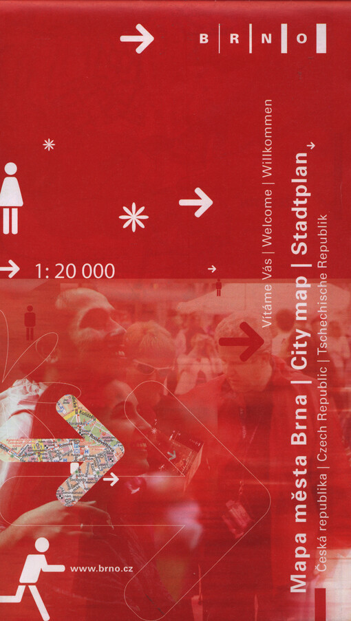 BrnoCity map = Stadtplan
