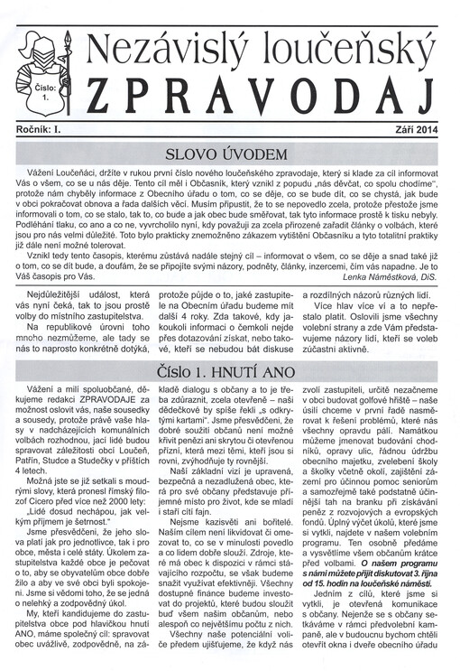 Nezávislý loučeňský zpravodaj