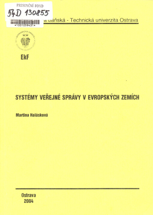 Systémy veřejné správy v evropských zemích