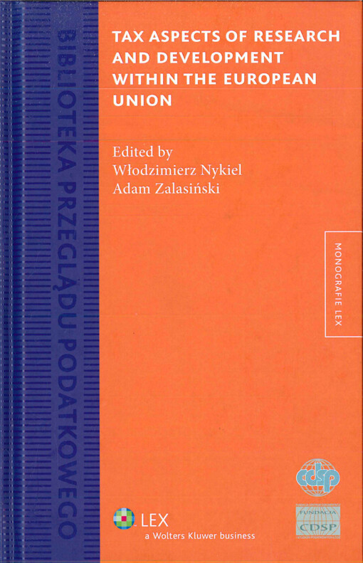 Tax aspects of research and development within the European Union