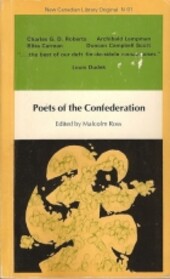 Poets of the Confederation (New Canadian Library)