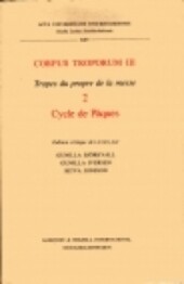 Corpus Troporum. I, Tropes du propre de la messe. 1, Cycle de Noël