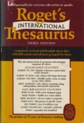 Rogets International Thesaurus - Third Edition