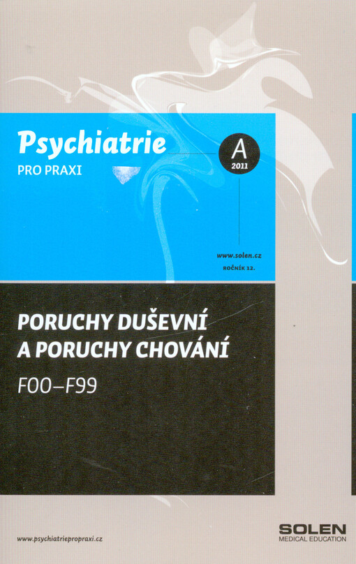 Poruchy duševní a poruchy chování :F00-F99