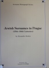 Jewish surnames in Prague : 15th-18th centuries
