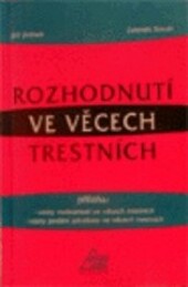 Rozhodnutí ve věcech trestních