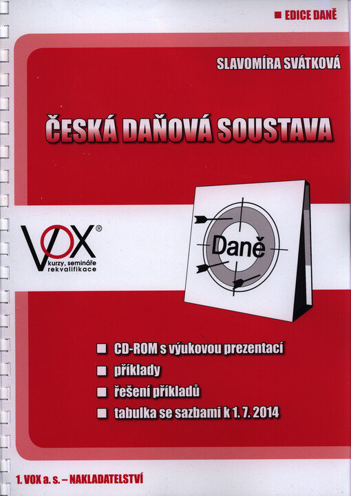 Česká daňová soustava 2014 :příklady