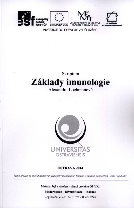 Základy imunologie :skriptum