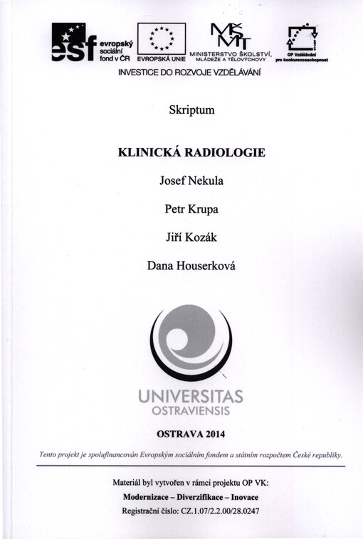 Klinická radiologie :skriptum