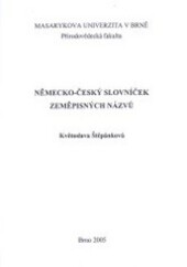 Německo-český slovníček zeměpisných názvů