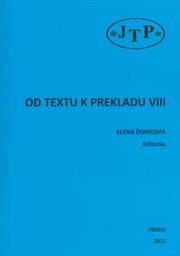 Od textu k prekladu VIII