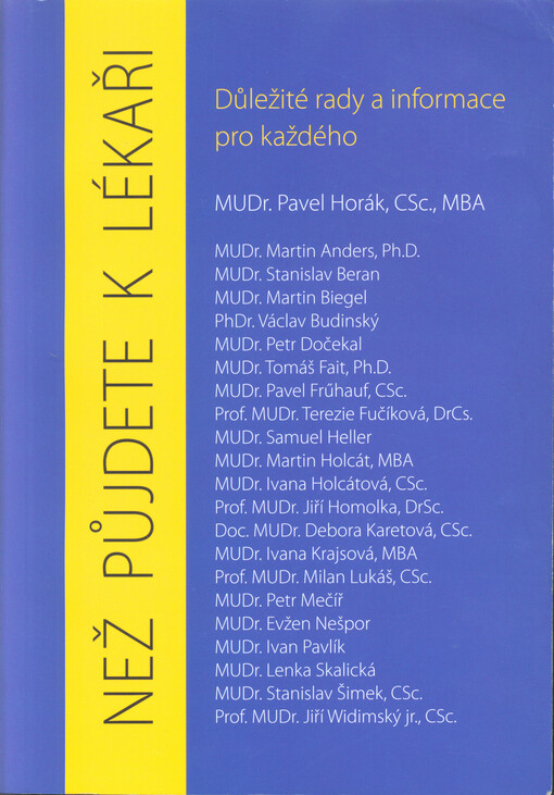 Než půjdete k lékaři