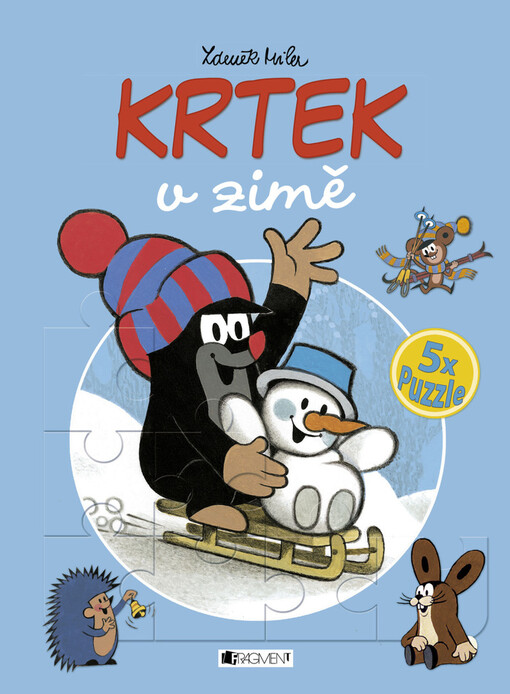 Krtek v zimě - 5x puzzle