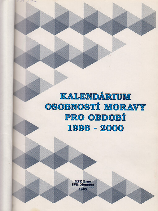 Kalendárium osobností Moravy pro období ...