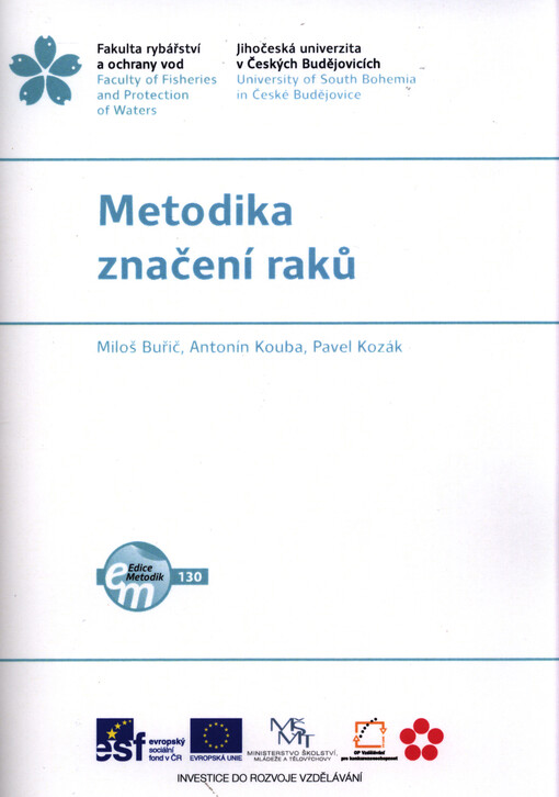 Metodika značení raků